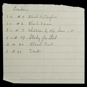 a page of handwritten text