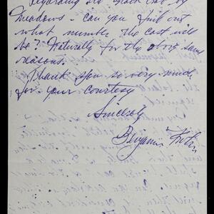 a page of handwritten text