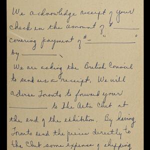 a page of handwritten text