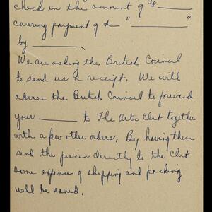 a page of handwritten text