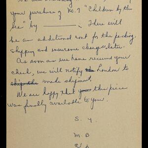 a page of handwritten text