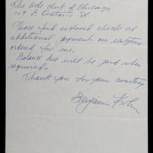 a page of handwritten text