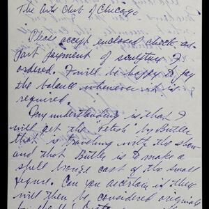 a page of handwritten text