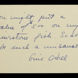 a page of handwritten text
