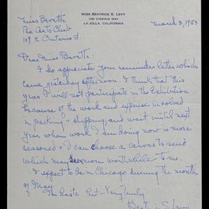 a page of handwritten text