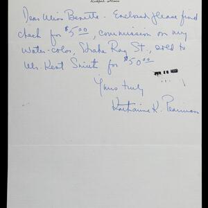 a page of handwritten text