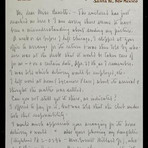 a page of handwritten text