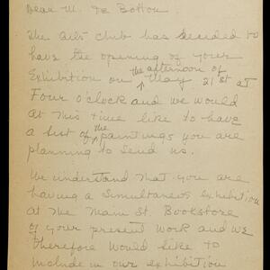 a page of handwritten text