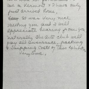 a page of handwritten text