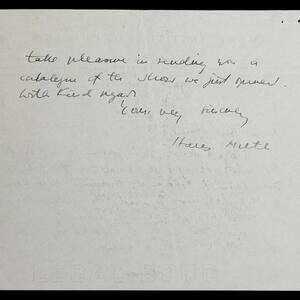 a page of handwritten text