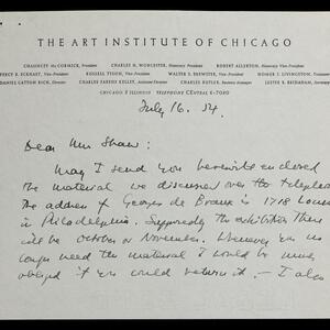 a page of handwritten text