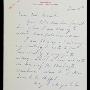 a page of handwritten text