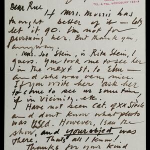 a page of handwritten text