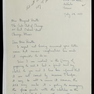 a page of handwritten text