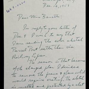 a page of handwritten text