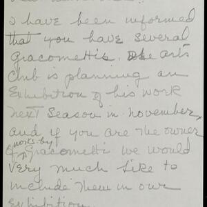 a page of handwritten text