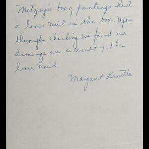 a page of handwritten text