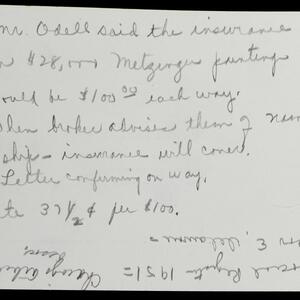 a page of handwritten text
