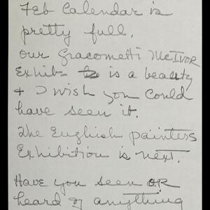 a page of handwritten text