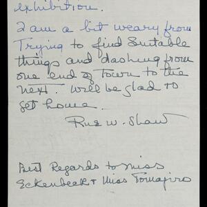 a page of handwritten text