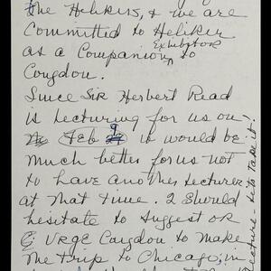 a page of handwritten text