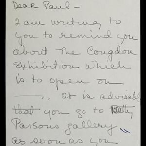 a page of handwritten text