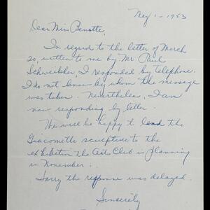 a page of handwritten text