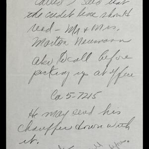 a page of handwritten text
