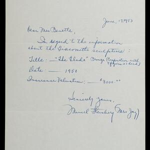 a page of handwritten text