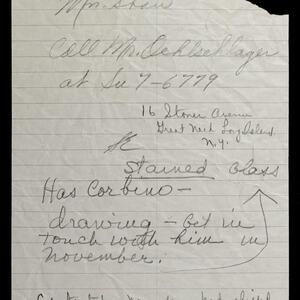 a page of handwritten text