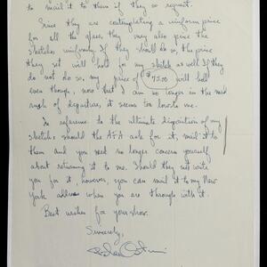 a page of handwritten text