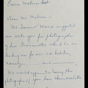 a page of handwritten text