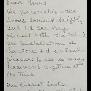 a page of handwritten text
