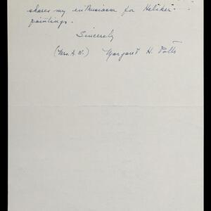 a page of handwritten text