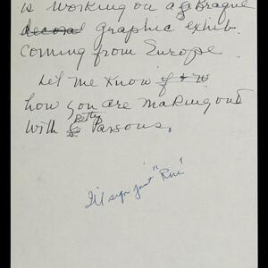 a page of handwritten text