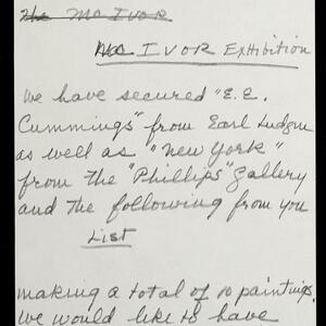 a page of handwritten text