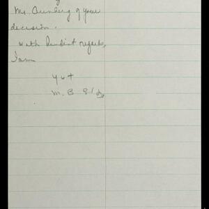 a page of handwritten text