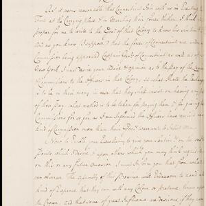 a page of handwritten text