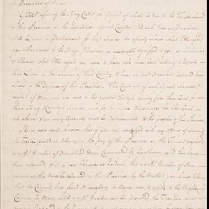 a page of handwritten text