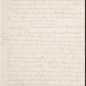 a page of handwritten text