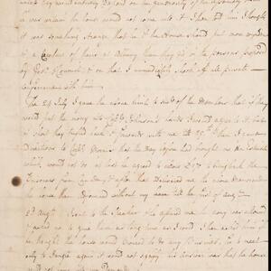 a page of handwritten text