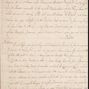 a page of handwritten text