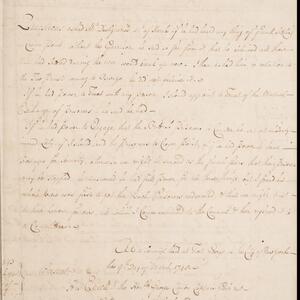 a page of handwritten text