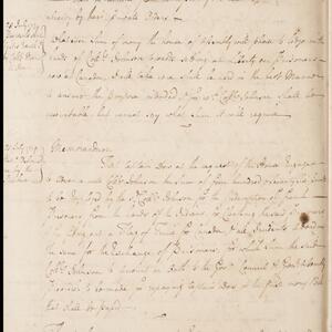 a page of handwritten text