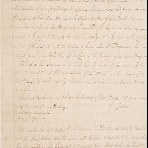 a page of handwritten text