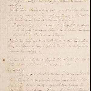 a page of handwritten text