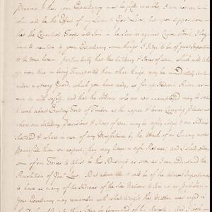 a page of handwritten text