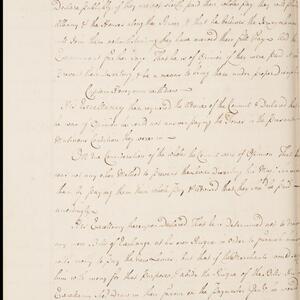 a page of handwritten text