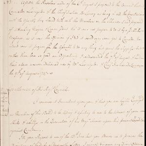 a page of handwritten text