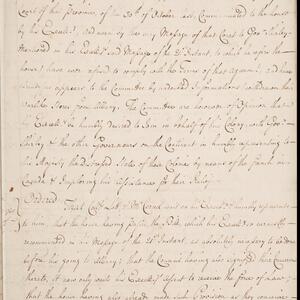 a page of handwritten text